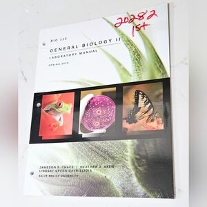 BOGO General Biology II Laboratory Manual BIO 112 Paperback Textbook
